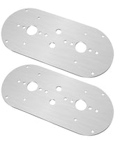 2 Pcs Watermelon Light Mounting Plate, Stainless Steel Watermelon Light Bracket Compatible with Universal Commercial Truck Peterbilt 359 379 389 Kenworth 660 680 880 W900L